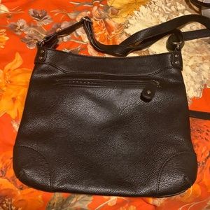 Large mat black bag